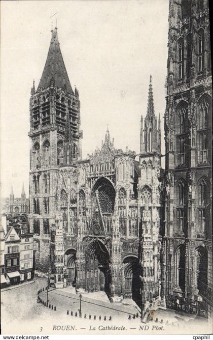 CPA Rouen La Cathedrale