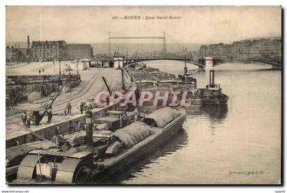 Rouen CPA Quai Saint Sever (bateaux)