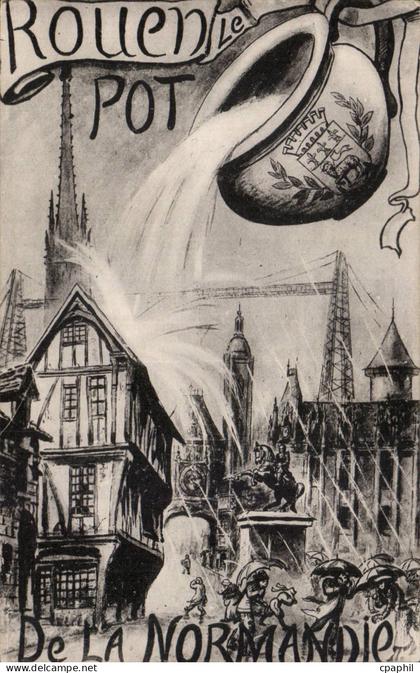 Rouen - Le Pot - Souvenir - CPA