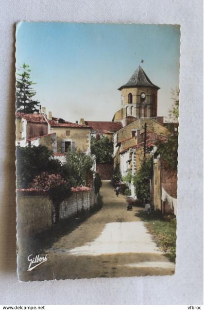 Cpsm, Rouillac, quartier de l'église, Charente 16