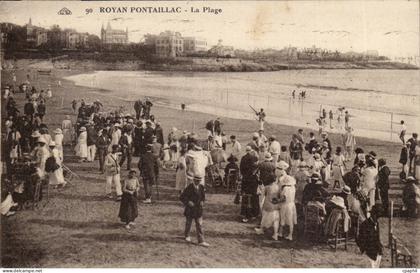 Royan Pontaillac CPA La plage