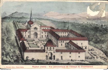 CPA Roybon Isere Vue panoramique de l'Abbaye de Chambarand
