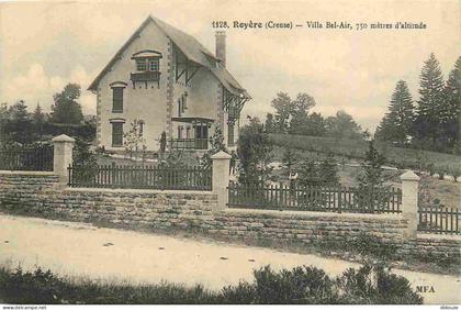 Carte Postale Ancienne - 23 - Royère - Villa bel-air 750 mètres d'altitude - Animée - CPA - Voir Scans Recto-Verso