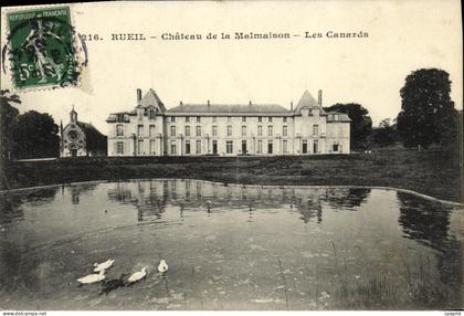 CPA Rueil Chateau de la Malmaison Les Canards
