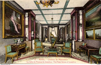 Rueil CPA Chateau de Malmaison Le salon de musique de Josephine
