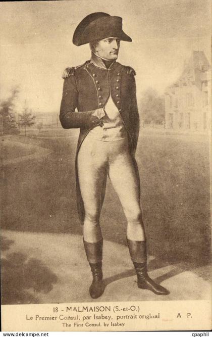 Rueil Malmaison - Napoleon Le Premier Consul par Isabey portrait original- CPA
