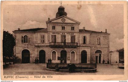 CPA  Carte Postale  France  Ruffec Hôtel de Ville   VM105483