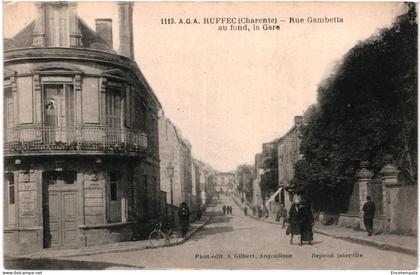 CPA   Carte Postale France  Ruffec Rue Gambetta    VM107340