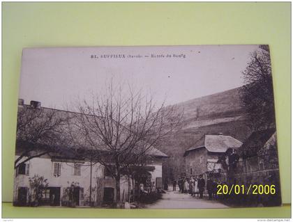 RUFFIEUX (SAVOIE) ENTREE DU BOURG.