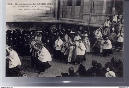 75 - Paris - Consécration du Sacré-Coeur le 16 octobre 1919 - les prélats von