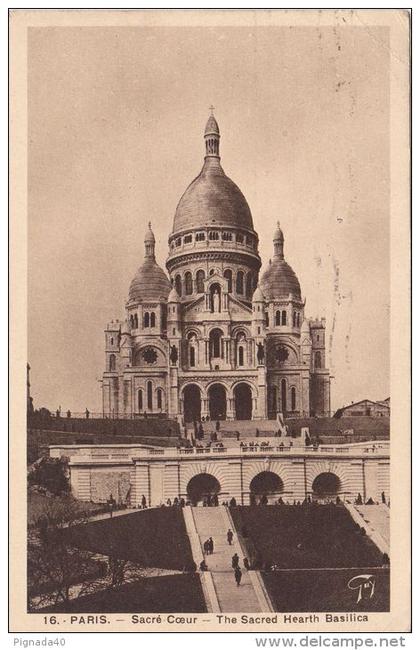cp , 75 , PARIS , Sacré-Coeur
