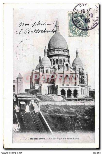 CPA Montmartre La Basilique du Sacre Coeur