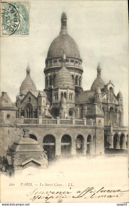 CPA Paris le Sacre Coeur