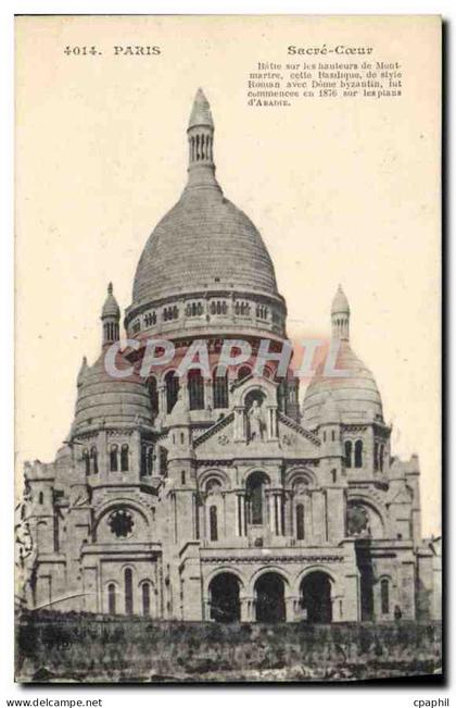 CPA Paris Sacre Coeur