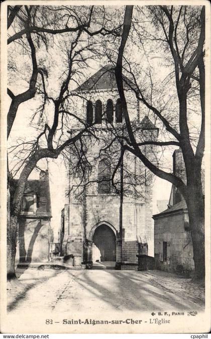 CPA Saint Aignan sur Cher L eglise