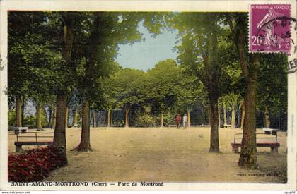 CPA Saint Amand Montrond Parc de Montrond