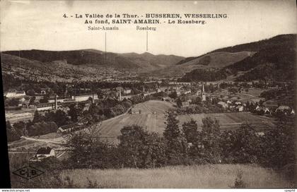 CPA La Vallee de la Thur Busseren Wesserling Saint Amarin Le Rossberg