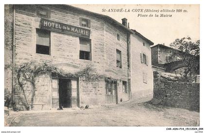 CAR-ADNP14-0883-69 - SAINT-ANDRE-LA-COTE - Place de la mairie