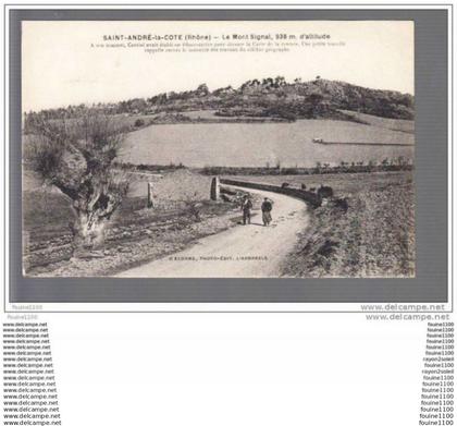 carte de saint andré la côte  le mont signal ( recto verso )