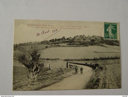 RHONE-SAINT ANDRE LA COTE-LE SIGNAL POINT CULMINANT DE LA REGION