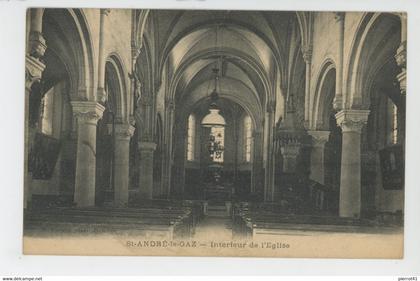 SAINT ANDRÉ LE GAZ - Intérieur de l'Eglise