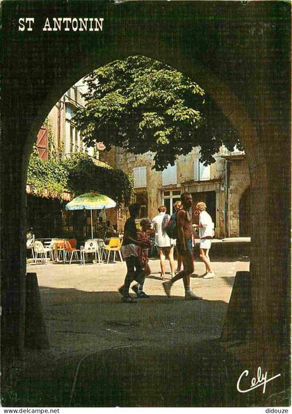 82 - Saint Antonin Noble Val - Au coeur de la ville - CPM - Voir Scans Recto-Verso