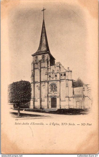 (18/09/25) 27-CPA SAINT AUBIN D'ECROSVILLE