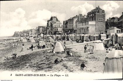 CPA Saint Aubin Sur Mer La Plage