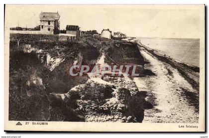 Saint Aubin CPA Les falaises