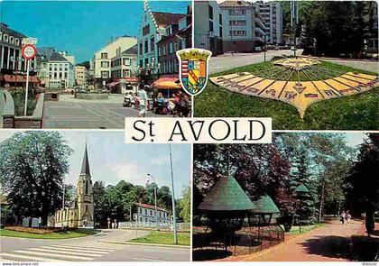 Carte Postale - 57 - Saint Avold - Multivues - Blasons - Flamme Postale de Saint Avold - CPM - Voir Scans Recto-Verso -