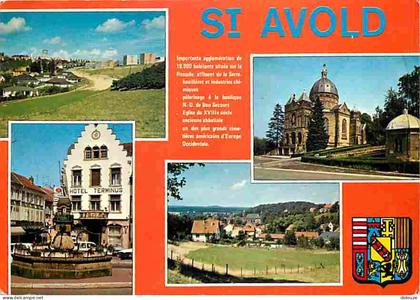 Carte Postale - 57 - Saint Avold - Multivues - Blasons - Flamme Postale de Saint Avold - CPM - Voir Scans Recto-Verso -