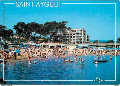 Carte Postale - 83 - Saint Aygulf - La Plage et le Motel de Saint Aygulf - CPM - Voir Scans Recto-Verso - Poscard - Cart