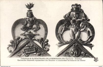 CPA Saint Bertrand De Comminges Cartouches Decoratifs