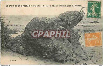 CPA Saint brevin l'ocean Loire inf Rocher a tet de Crapaud pres du Pointeau