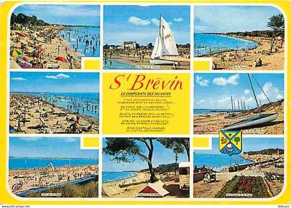 44 - Saint Brévin les Pins - Multivues - Blasons - Plage - Flamme Postale - CPM - Voir Scans Recto-Verso