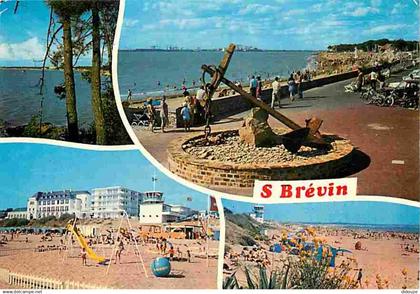 44 - Saint Brévin les Pins - Multivues - Plage - Ancre - Mobylettes - CPM - Voir Scans Recto-Verso