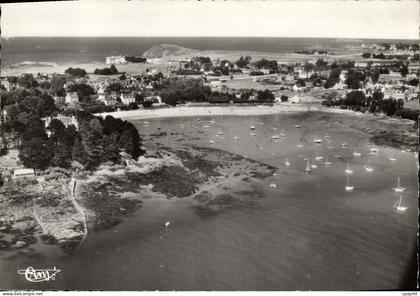 CPM Saint Briac Vue aerienne Plage de la SAlinette Le chateau du Nessay et la garde Guerin