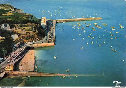 [-5%] FRANCE - St Cast - Vue aérienne - port - côte - bateau - transport - animé - voie maritime - CIM - Carte postale