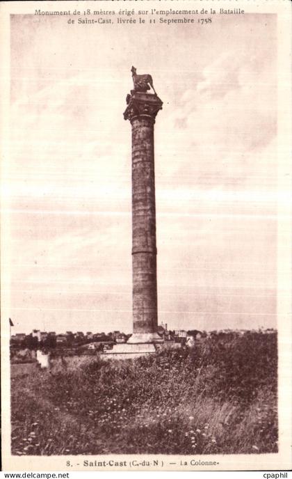 CPA Saint Cast La Colonne