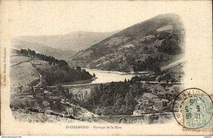 Saint Chamond - Barrage de la Rive - CPA