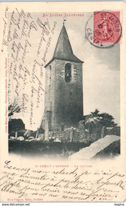 48 - SAINT CHELY d'APCHER -- Le clocher