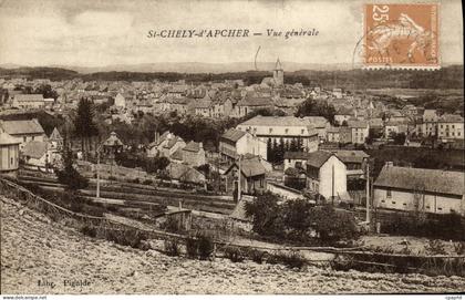 CPA St Chely d'Apcher Vue Generale