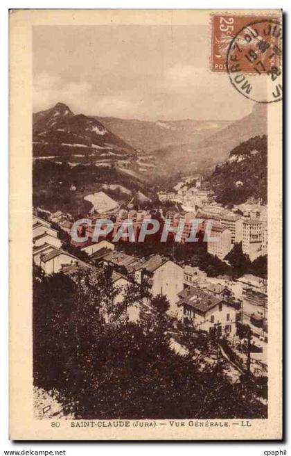 Saint Claude - Vue Generale - CPA