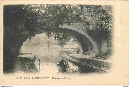 Carte Postale Ancienne - 92 - Saint Cloud - Parc de Saint Cloud - Villeneuve l'Etang - Précurseur - CPA - Voir Scans Rec