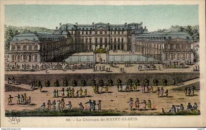 CPA Le Chateau de Saint Cloud