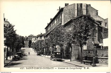 CPA Saint Cloud Coteaux Avenue de Longchamp