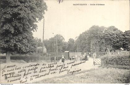 CPA Saint Cloud Grille D'Orleans