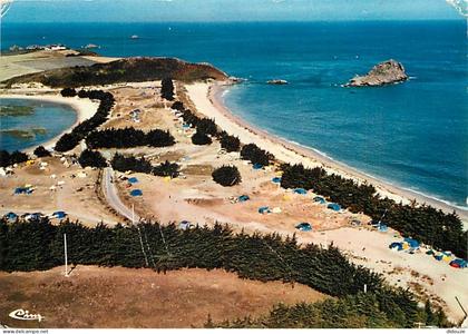 35 - Saint Coulomb - Vue Générale aérienne du Camping de la Guimorais - CPM - Etat pli visible - Voir Scans Recto-Verso