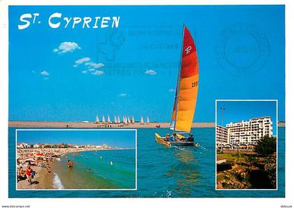 Carte Postale - 66 - Saint Cyprien - Multivues - Voile - CPM - Voir Scans Recto-Verso - Poscard - Carta Postal -  Postka