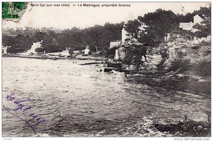 SAINT CYR sur MER : (83) La Madrague propriété Dueros